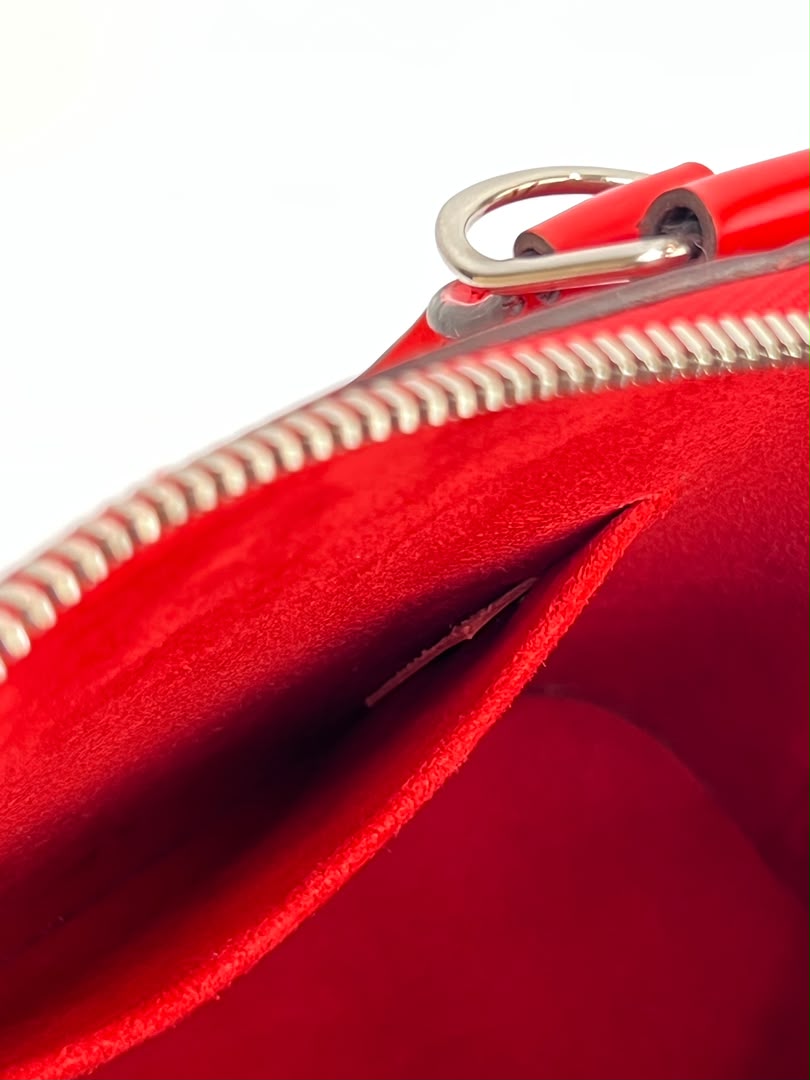 Alma BB in Red Epi Leather