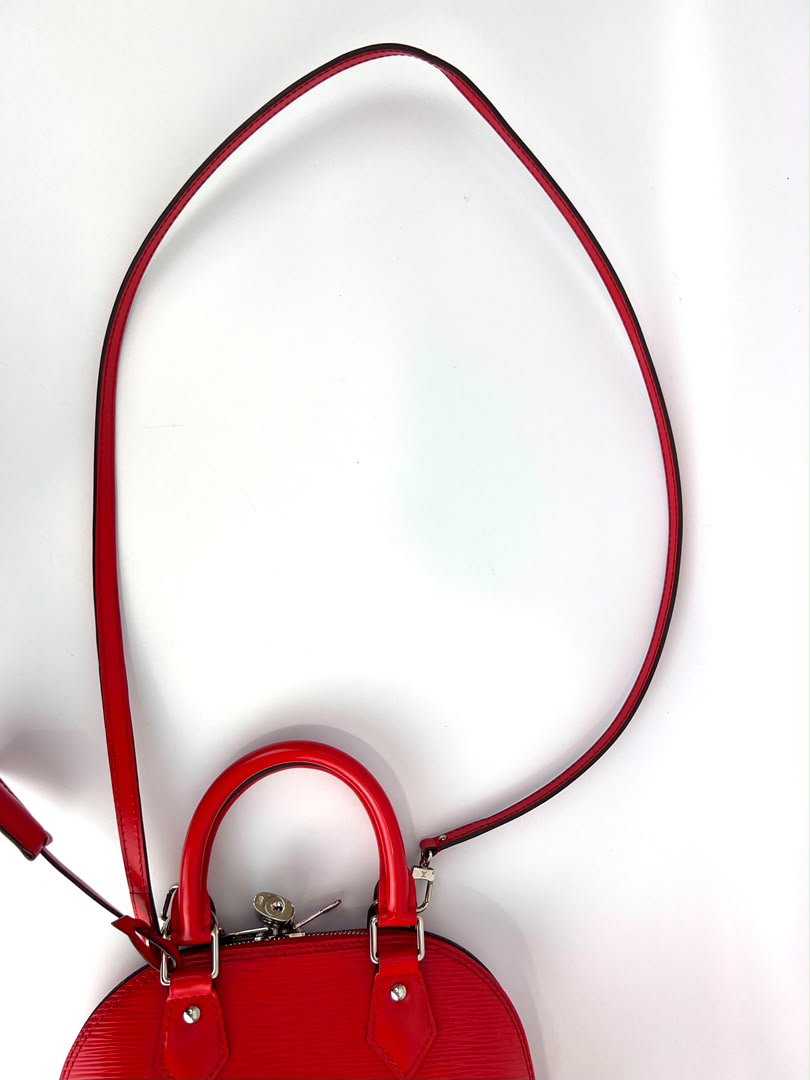 Alma BB in Red Epi Leather
