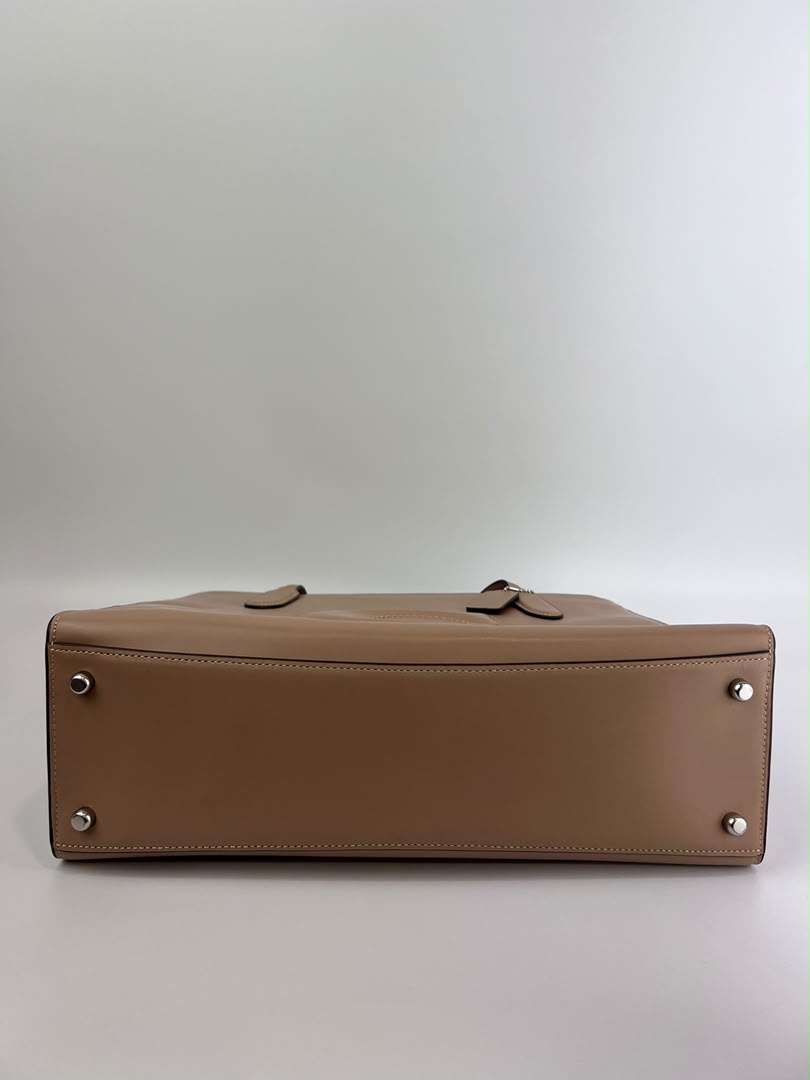 Nina Tote Bag in Silver/Taupe