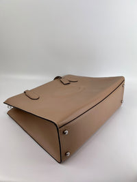 Nina Tote Bag in Silver/Taupe