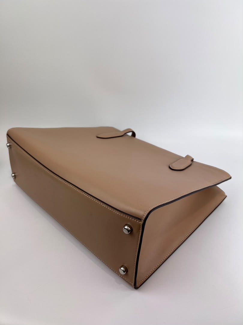 Nina Tote Bag in Silver/Taupe