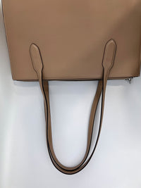 Nina Tote Bag in Silver/Taupe