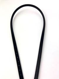 13MM Focus Palladium Belt Buckle & Reversible Leather Strap Swift Epsom Noir Etoupe Size 80