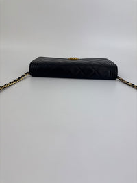 Boy Wallet on Chain Black Lambskin GHW
