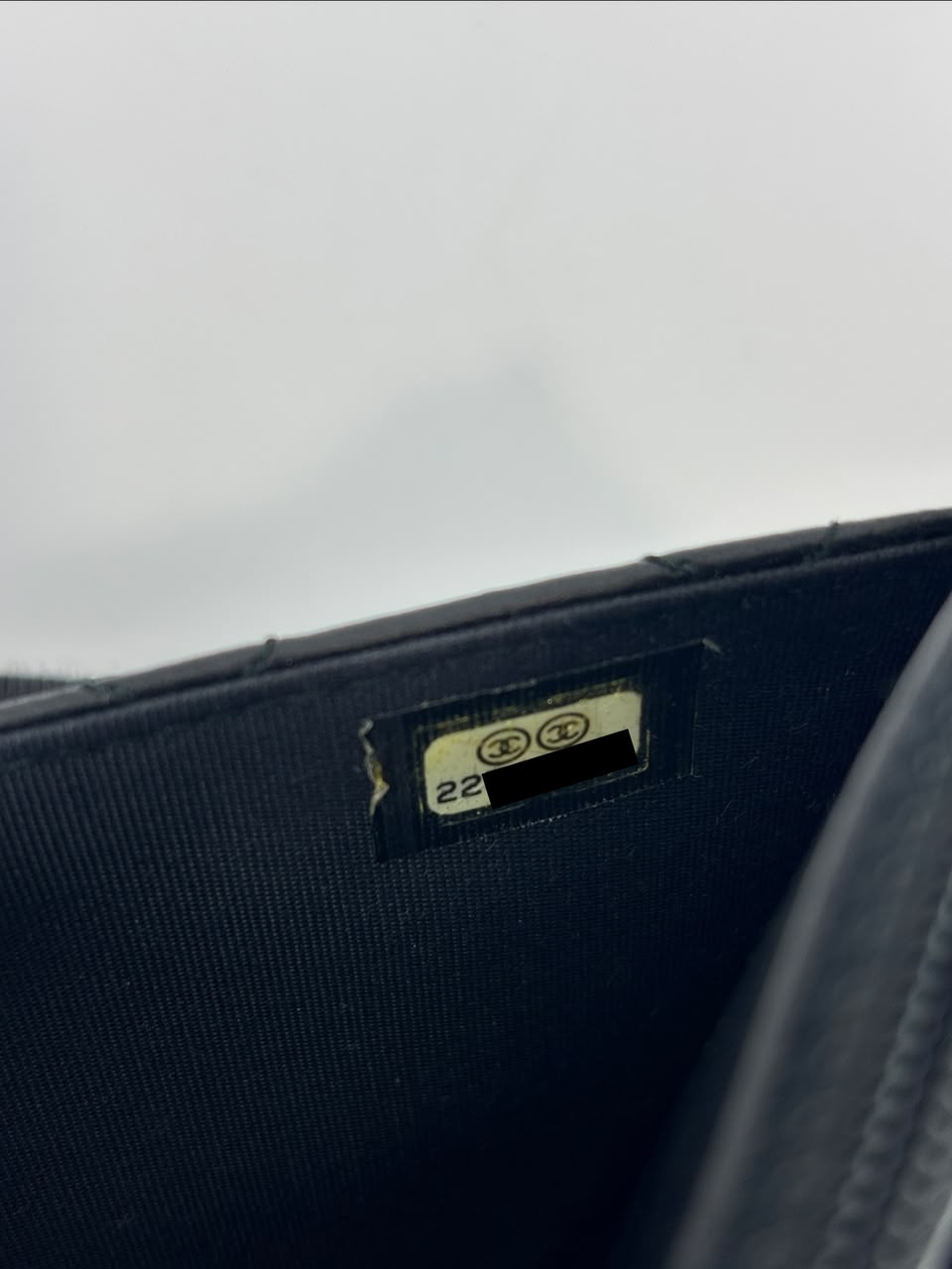 Boy Wallet on Chain Black Lambskin GHW