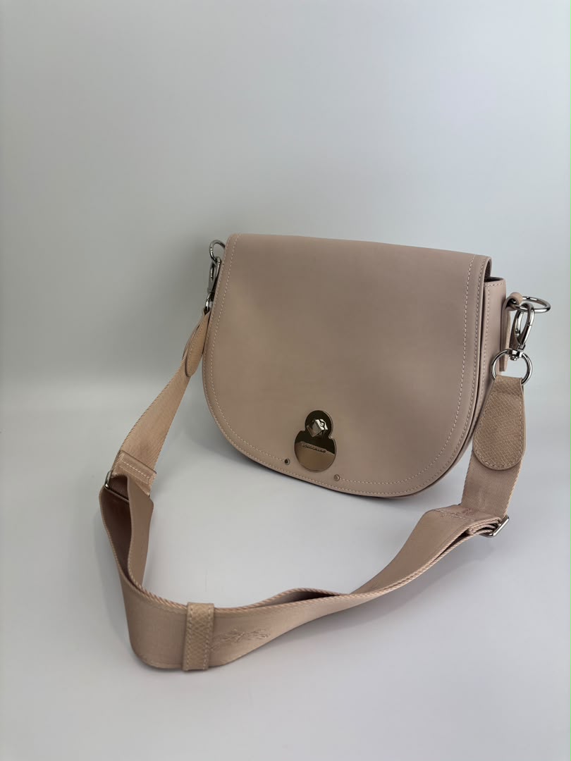 Medium Cavalcade Crossbody in Pink Nude Leather