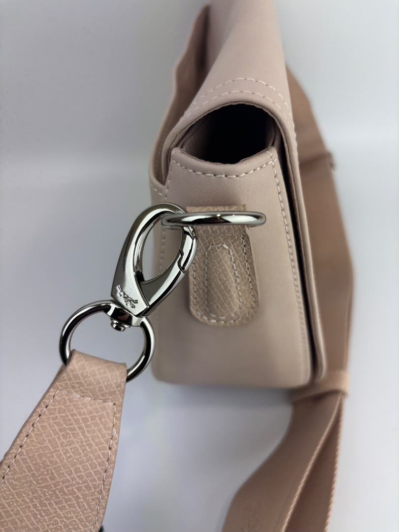 Medium Cavalcade Crossbody in Pink Nude Leather