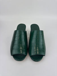 Martine 55mm Sandal Croc Embossed Pine Grove Size 6 US