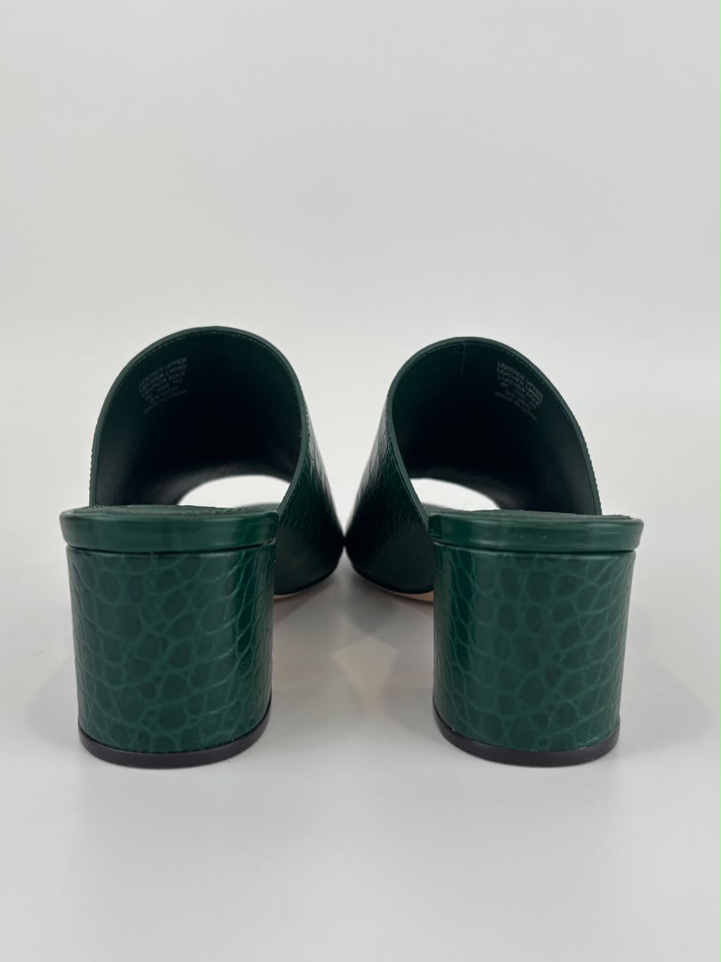 Martine 55mm Sandal Croc Embossed Pine Grove Size 6 US
