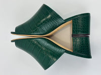Martine 55mm Sandal Croc Embossed Pine Grove Size 6 US