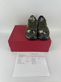 Rockrunner Camouflage Sneakers in Brown and Green Size 35