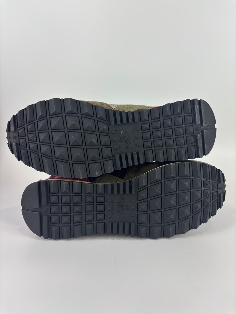 Rockrunner Camouflage Sneakers in Brown and Green Size 35