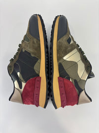 Rockrunner Camouflage Sneakers in Brown and Green Size 35