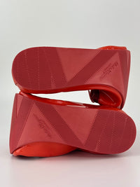 My Joyful Foldable Orange Patent Ballet Flats Size 5.5