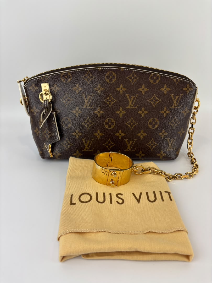 Monogram Shine Fetish Lockit Clutch