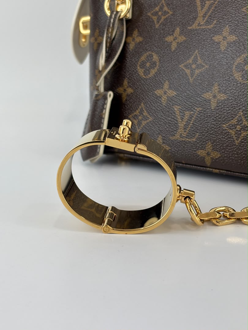 Monogram Shine Fetish Lockit Clutch