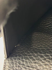 Capucines Taurillon Snakeskin Wallet Black