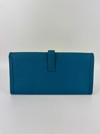 Jige Elan Clutch 29 Bleu Izmir Epsom Leather