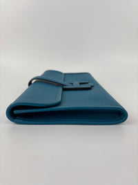 Jige Elan Clutch 29 Bleu Izmir Epsom Leather