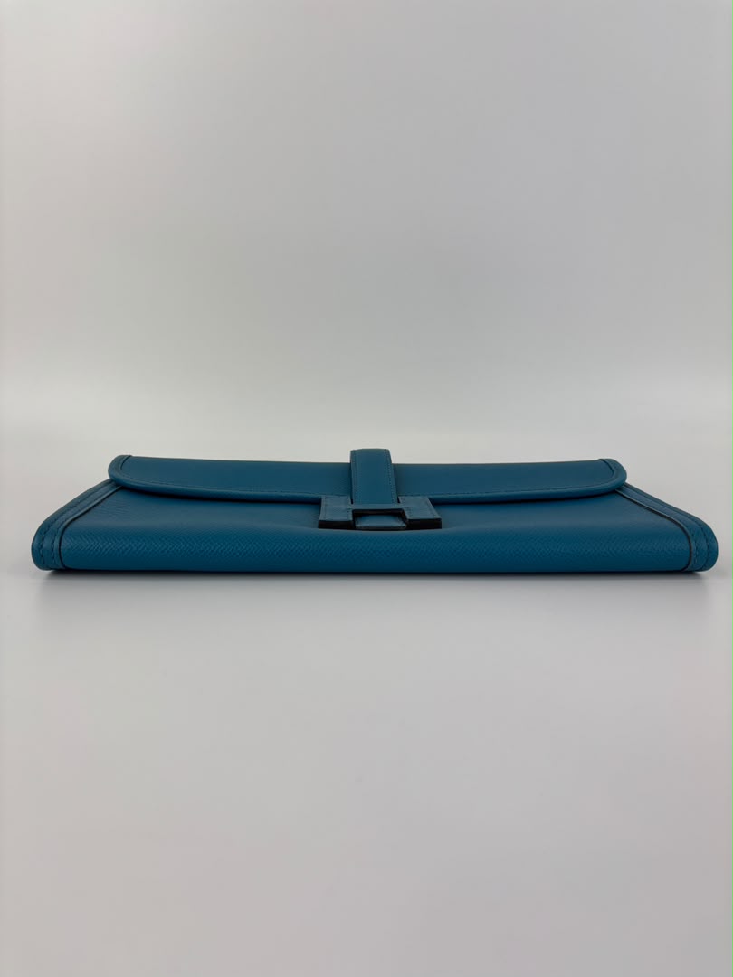 Jige Elan Clutch 29 Bleu Izmir Epsom Leather