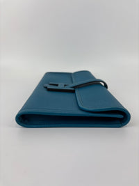 Jige Elan Clutch 29 Bleu Izmir Epsom Leather