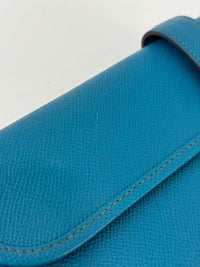 Jige Elan Clutch 29 Bleu Izmir Epsom Leather