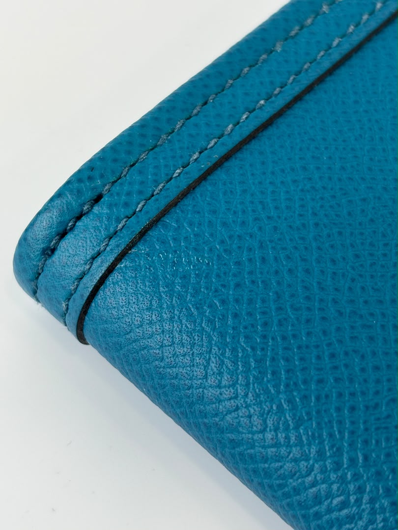 Jige Elan Clutch 29 Bleu Izmir Epsom Leather