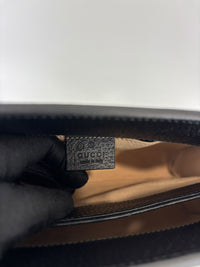 Black Leather Ophidia Small Shoulder Bag