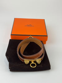 Rivale Double Tour Bracelet in Gold Swift GHW