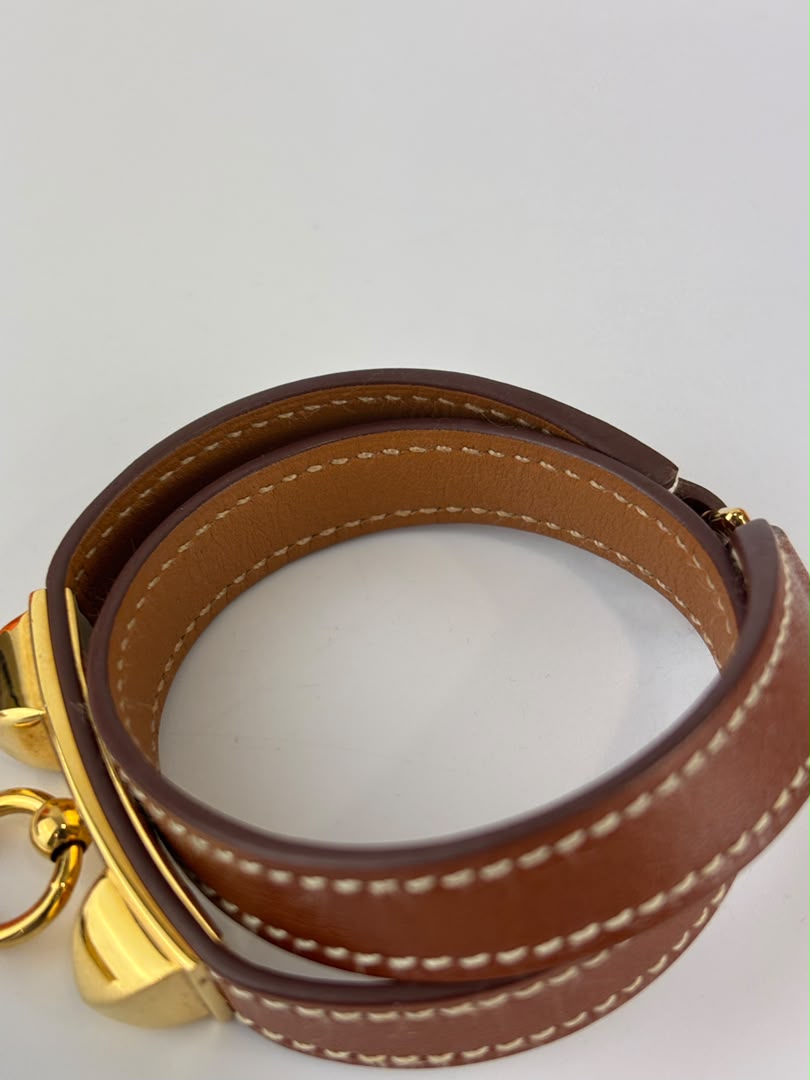 Rivale Double Tour Bracelet in Gold Swift GHW
