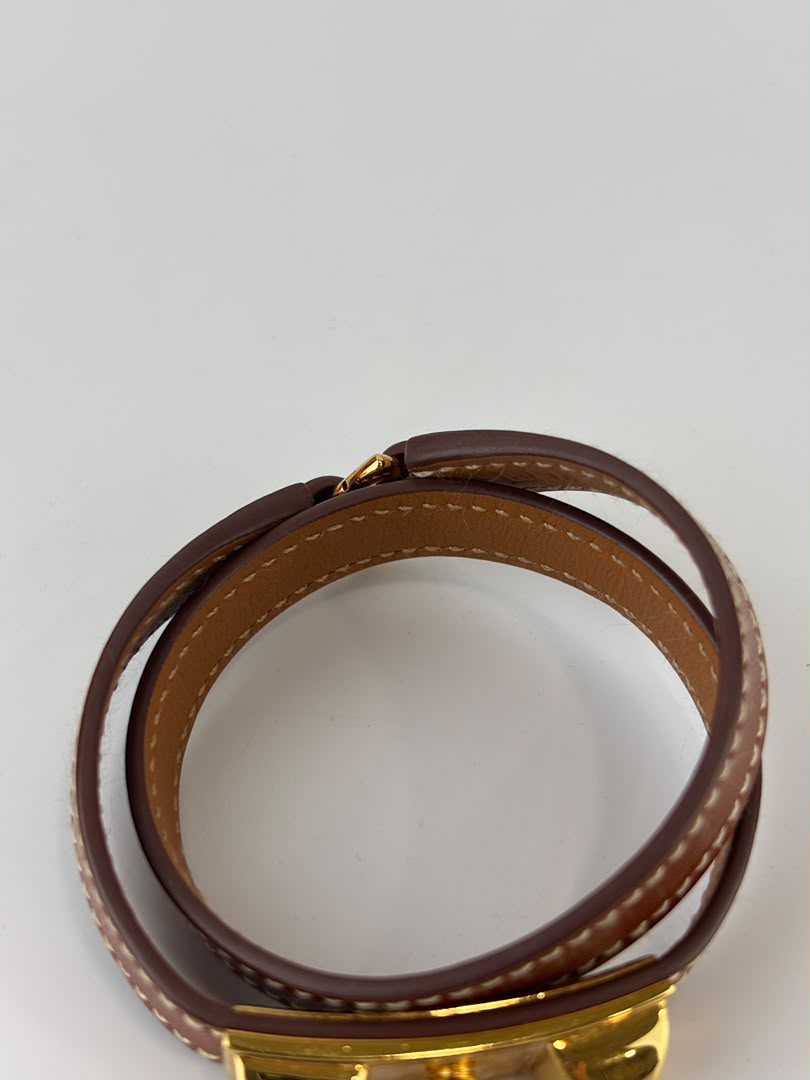 Rivale Double Tour Bracelet in Gold Swift GHW