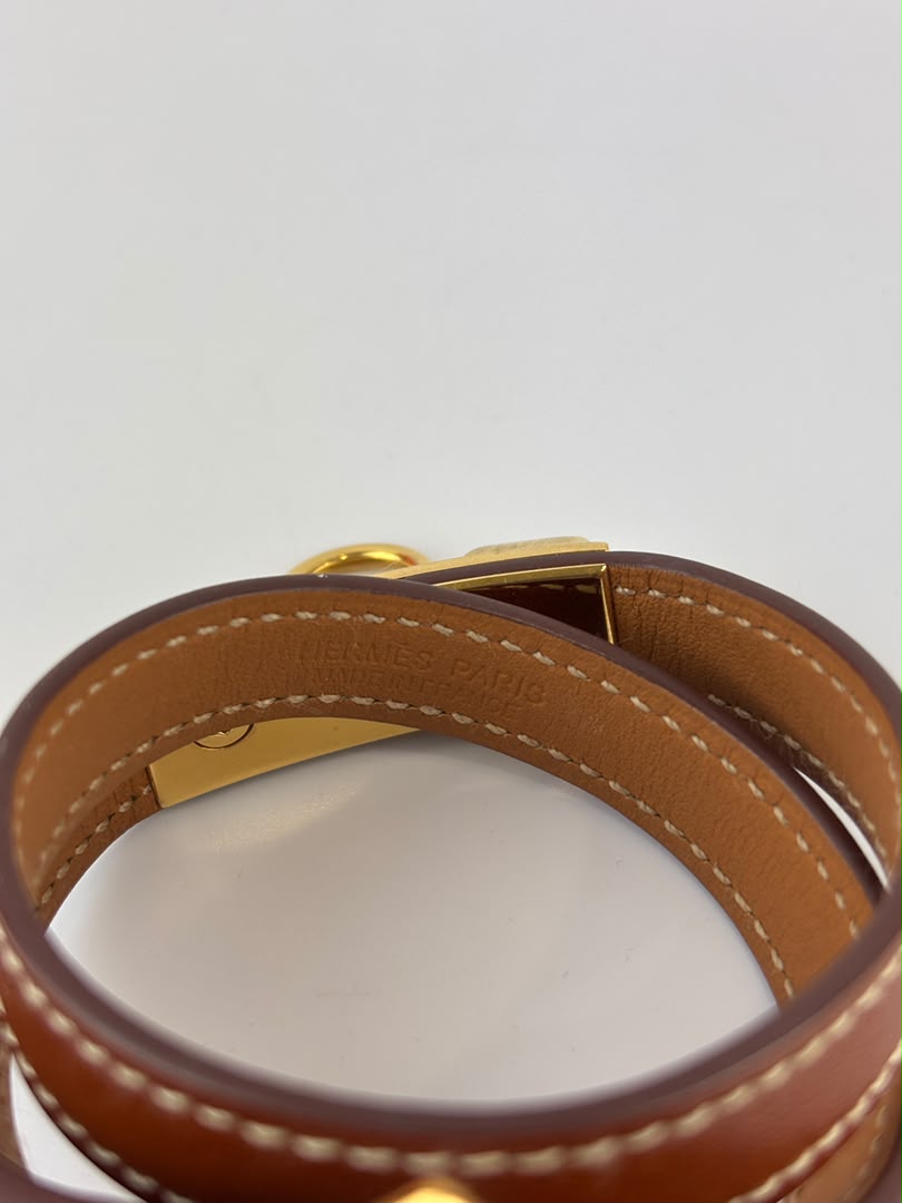 Rivale Double Tour Bracelet in Gold Swift GHW