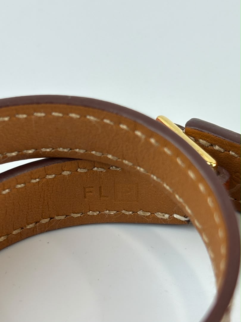 Rivale Double Tour Bracelet in Gold Swift GHW