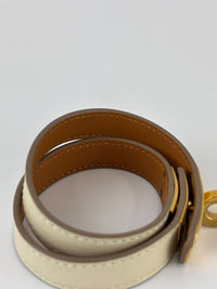 Kelly Double Tour Bracelet in Swift Nata GHW