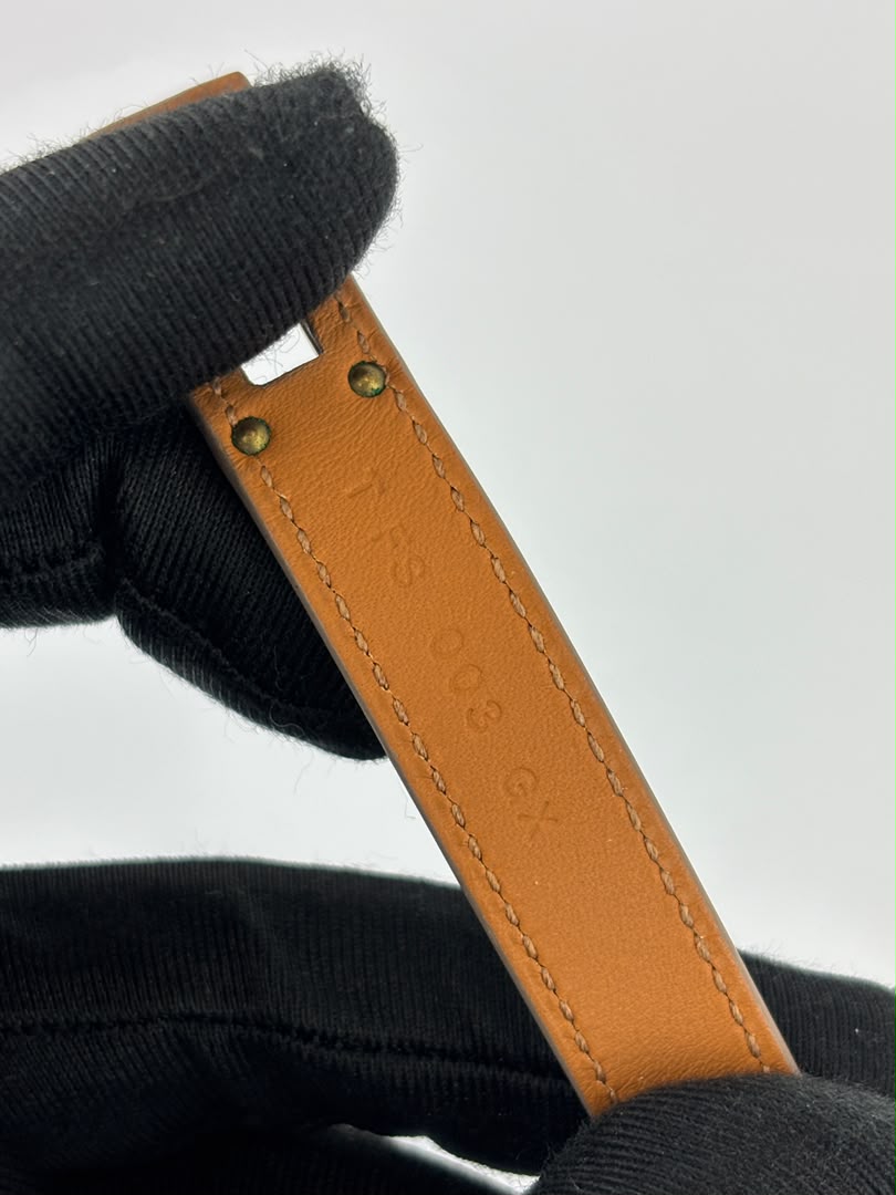 Kelly Double Tour Bracelet in Swift Nata GHW