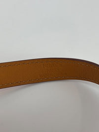 Kelly Double Tour Bracelet Orange Epsom GHW