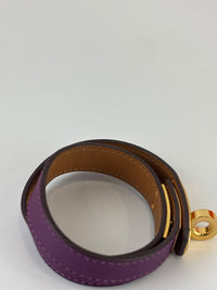 Kelly Double Tour Bracelet in Anemone Swift GHW