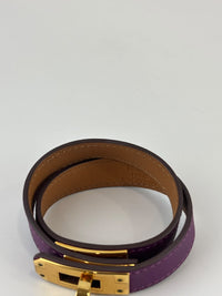 Kelly Double Tour Bracelet in Anemone Swift GHW