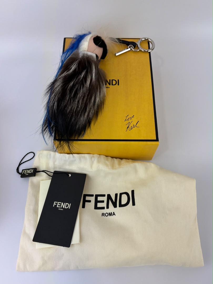 Karlito Blue and Silver Bag Charm