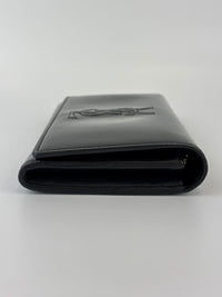 Belle de Jour Patent Leather Long Wallet Black