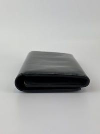 Belle de Jour Patent Leather Long Wallet Black