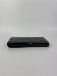 Belle de Jour Patent Leather Long Wallet Black