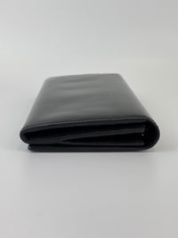 Belle de Jour Patent Leather Long Wallet Black