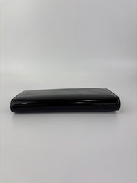 Belle de Jour Patent Leather Long Wallet Black