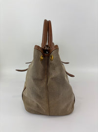 Jacquard 2-Way Canvas Tote Bag