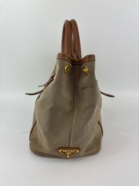 Jacquard 2-Way Canvas Tote Bag