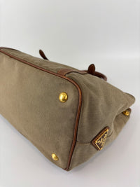 Jacquard 2-Way Canvas Tote Bag