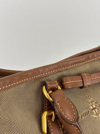 Jacquard 2-Way Canvas Tote Bag