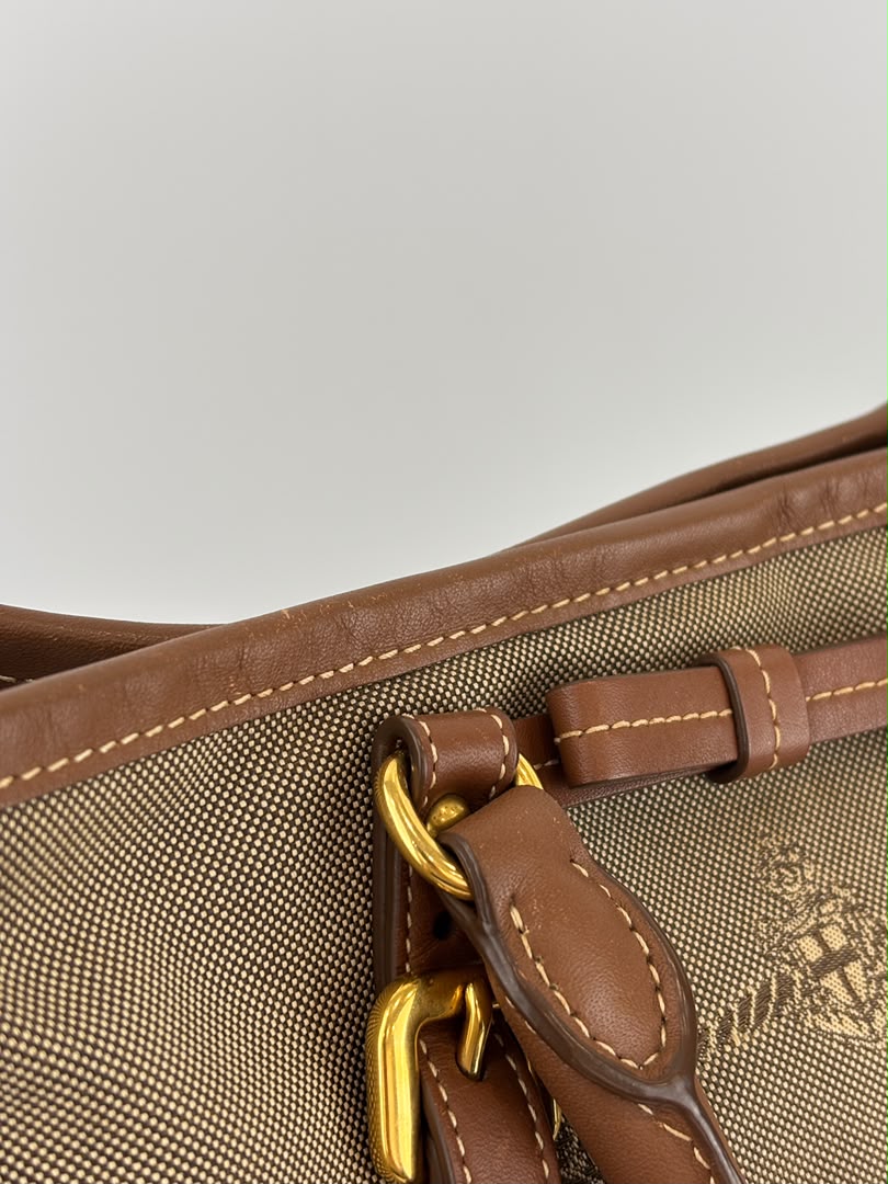 Jacquard 2-Way Canvas Tote Bag