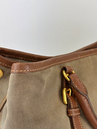 Jacquard 2-Way Canvas Tote Bag